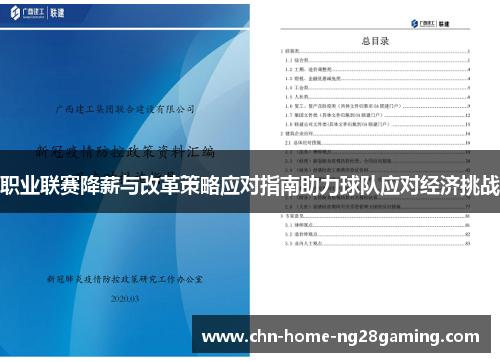 职业联赛降薪与改革策略应对指南助力球队应对经济挑战